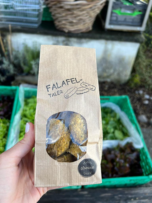 Falafel-Taler: Vegan und aus einheimischen Zutaten