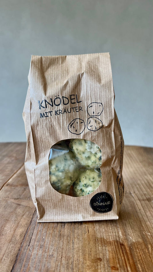 Knödel mit Kräuter 290g (4 Stück für 1-2 Portionen)